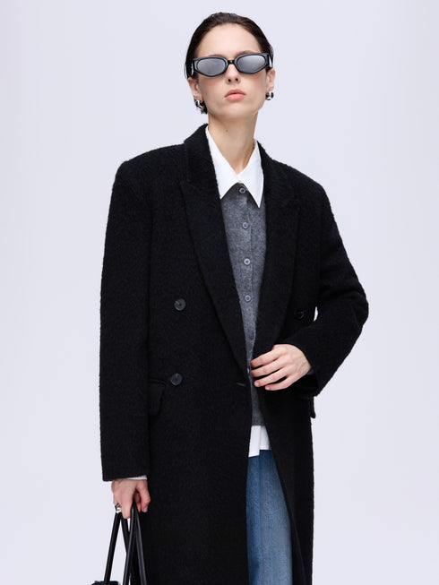 Structured Double-Breasted Coat